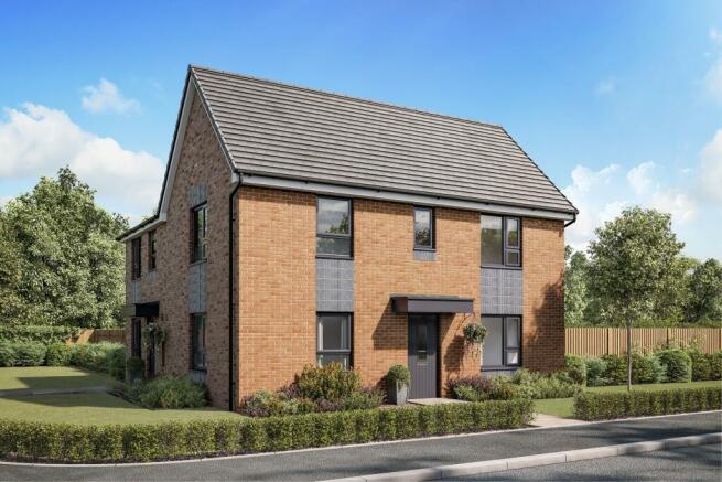 External CGI image of the Moresby semi detached at Centurion Green