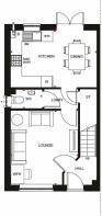 Ground floor plan of our 3 bed Ellerton home