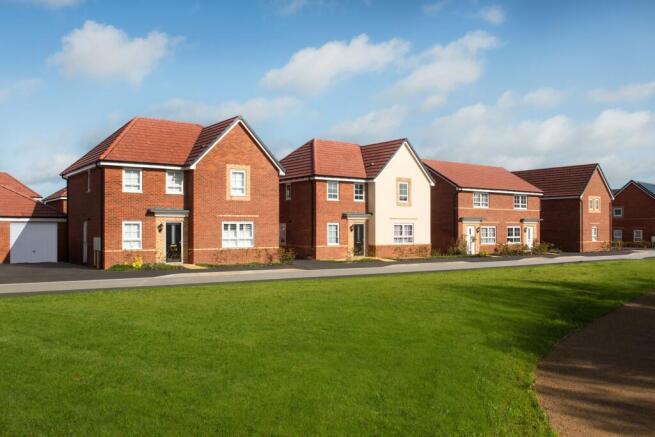 Exterior view of 4 Bed Radleigh and 2 Bed Roseberry home