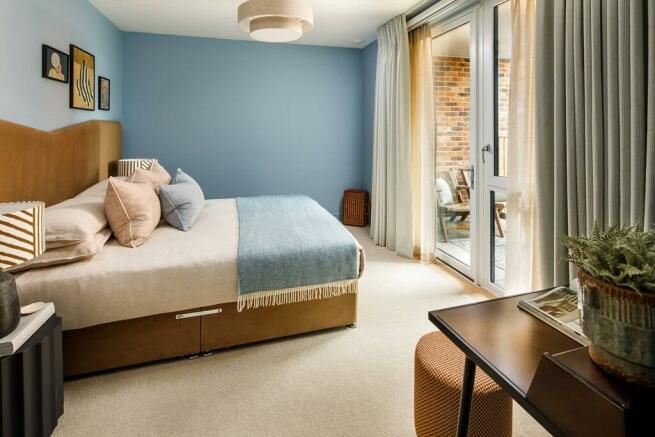 The bedrooms at Coronation Square are light and bright