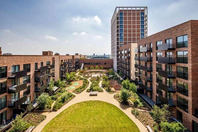 The development is centred around the podium gardens