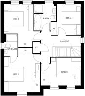 First floor of the 4 bed Holden n