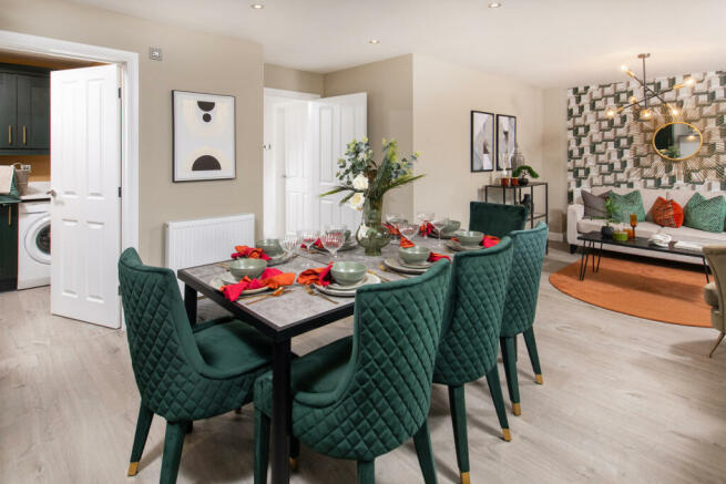 Inside view 4 bedroom Kirkdale kitchen with dining space