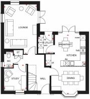 Ground Floor plan New Avondale X7