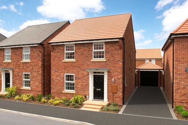 External view of the four bedroom Ingleby
