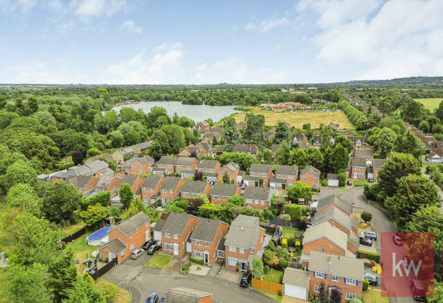 Aerial View of Property & Surrounding Area