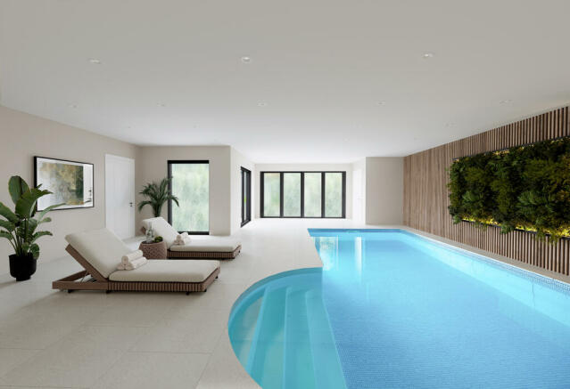 Modernized Swimming Pool Room (CGI Rendition)