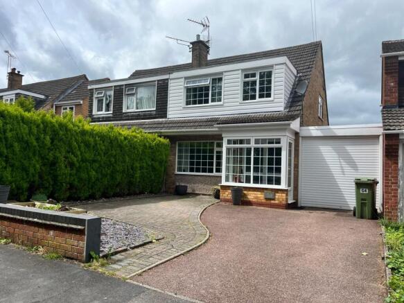 Semi detached, three bedroom house