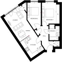 Mallard Apartment Floorplan