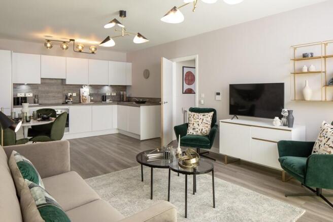 Goldchrest open-plan living space