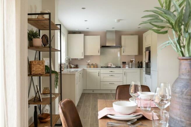 A bright and airy Kitchen/diner with energy efficient design features