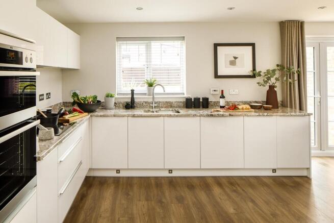 The Lavenham has a spacious kitchen/dining area
