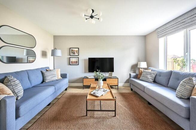 A bright and airy living room