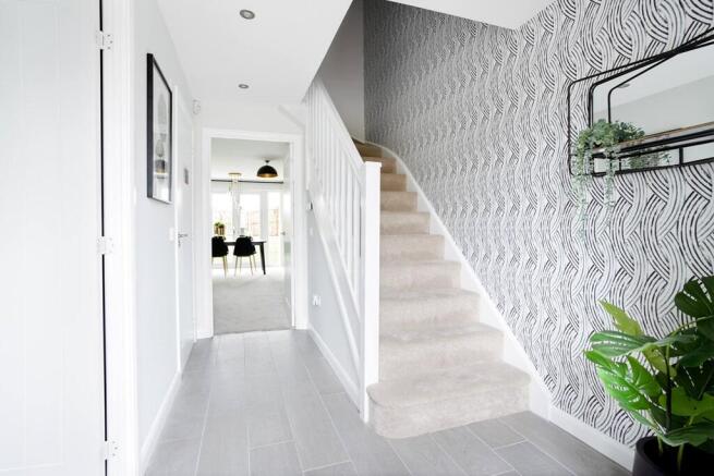 The Bryce has a bright hallway