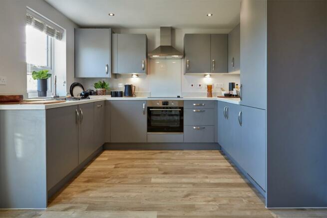 Modern fitted kitchen in the Ellerton 3 bedroom home