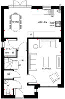 Treledan Kingsley ground floor plan