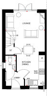 Barratt Treledan Denford ground floor plan