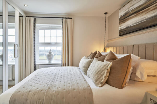 En suite main bedroom in the Hollinwood 4 bedroom home