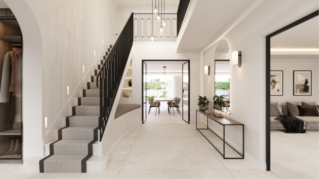 Clean lines, exquisite finishes and rooms filled w