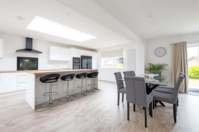 Modern kitchen with Lantern Light