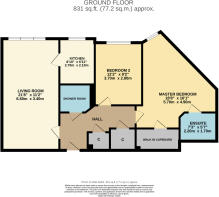 Floorplan - Flat 29 Greenwood Grove West