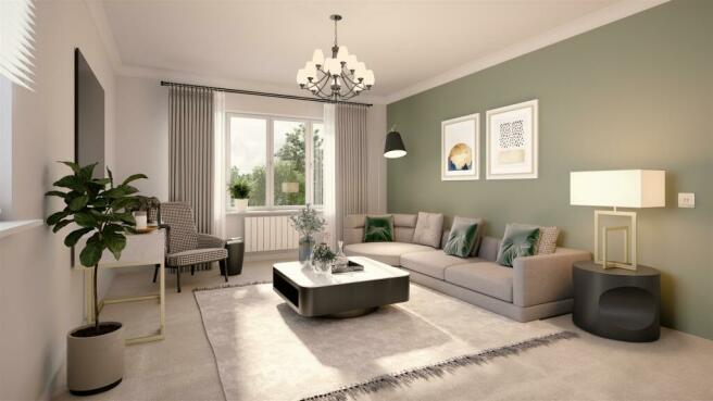 The Stirling at St Stephens Park - living room