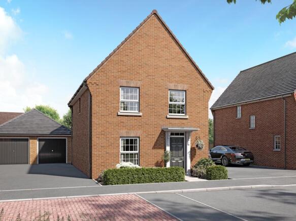 External CGI of the ingleby house type at forest walk