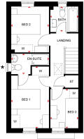 First floor of the 3 bed Maidstone Nov 23