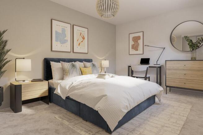 Second bedroom in Gilmour House