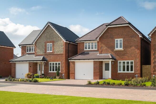 Street scene of the 3 bedroom Bewdley at Ryebank Gate May 2024