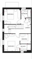 Hereford first floor plan DWH Canal Quarter H763901
