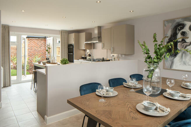 Avondale 4 bedroom Show Home at River Meadow in Stanford in the Vale kitchen