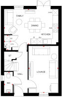 Ground floor of the 4 bedroom Ingleby