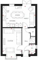 Bayswater ground floor floor plan