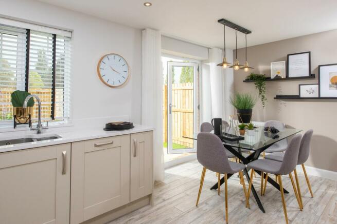 Kitchen inside the 3 bedroom Kennett