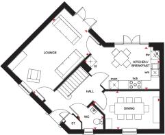Ashington ground floor plan