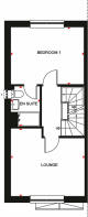 Kingsville First floor plan at Parish Brook