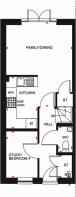 Kingsville Ground floor plan at Parish Brook