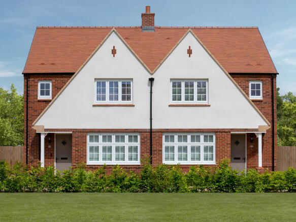 The Letchworth II, three bedroom semi detached home at Alconbury Weald II