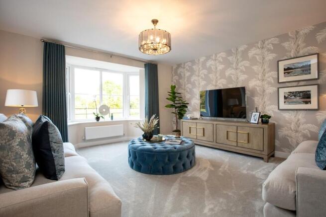 The lounge beams with natural light