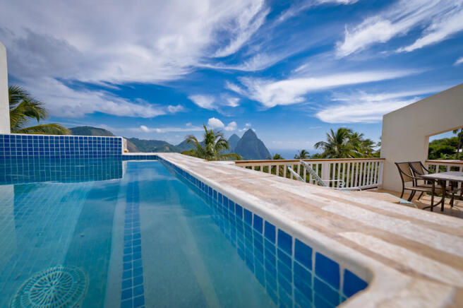 the swimming pool