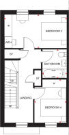 Floorplan of Stewarton housetype