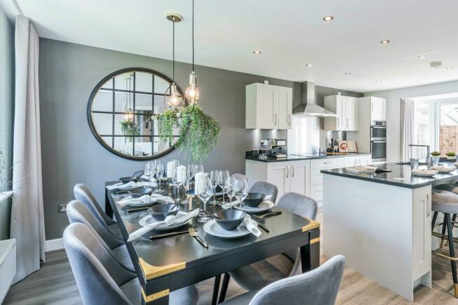 Brechin 4 bedroom home, open-plan kitchen/dining room