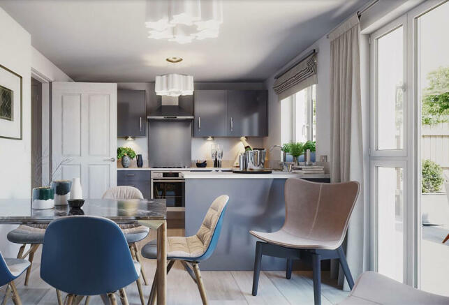 traquair kitchen CGI