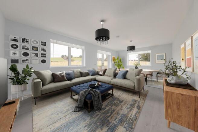 Spacious lounge