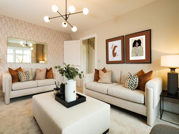 Interior image of an interior designed lounge