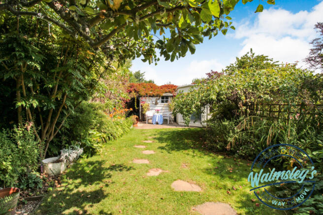 Very private rear gardens