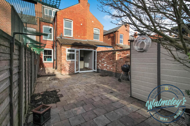 Rear patio gardens
