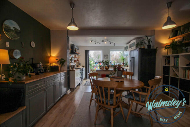 Dining and kitchen
