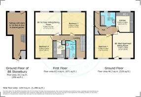 2D_Plan_1 - Ground floor & 1st floor (88), Ground 
